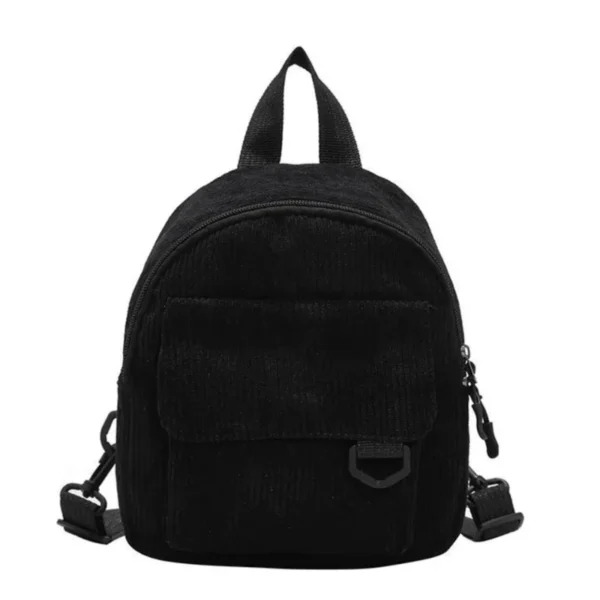 Mini Backpack ins super popular cute commuting makeup bag corduroy texture student versatile backpack - Image 6