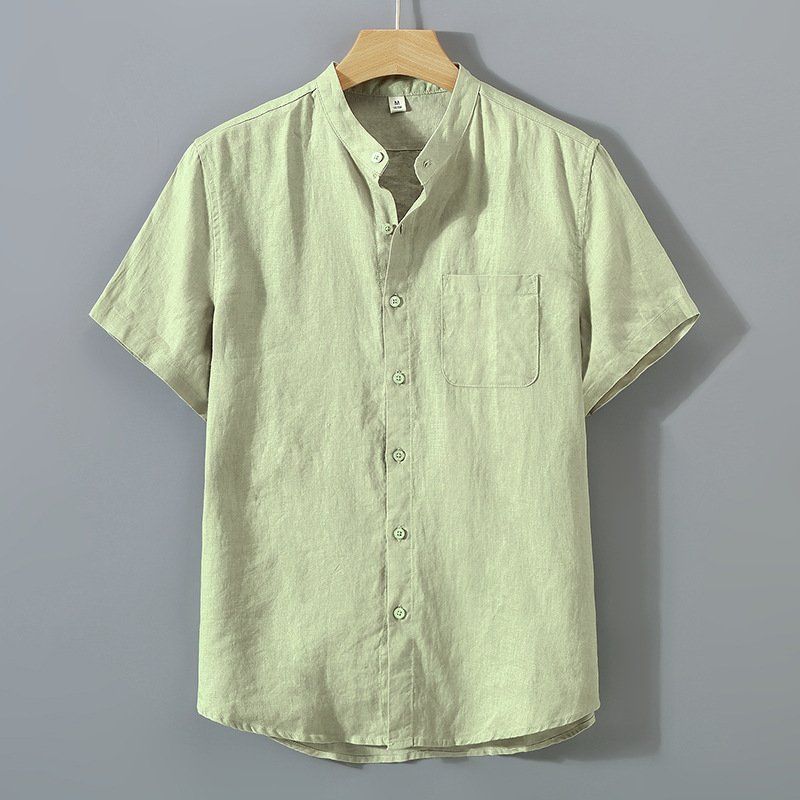 men's business casual pure linen - Image 2