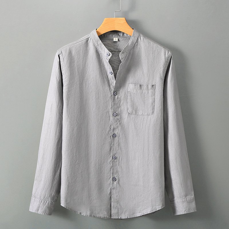 men's business casual pure linen - Image 4