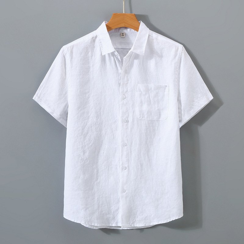 men's business casual pure linen - Image 20