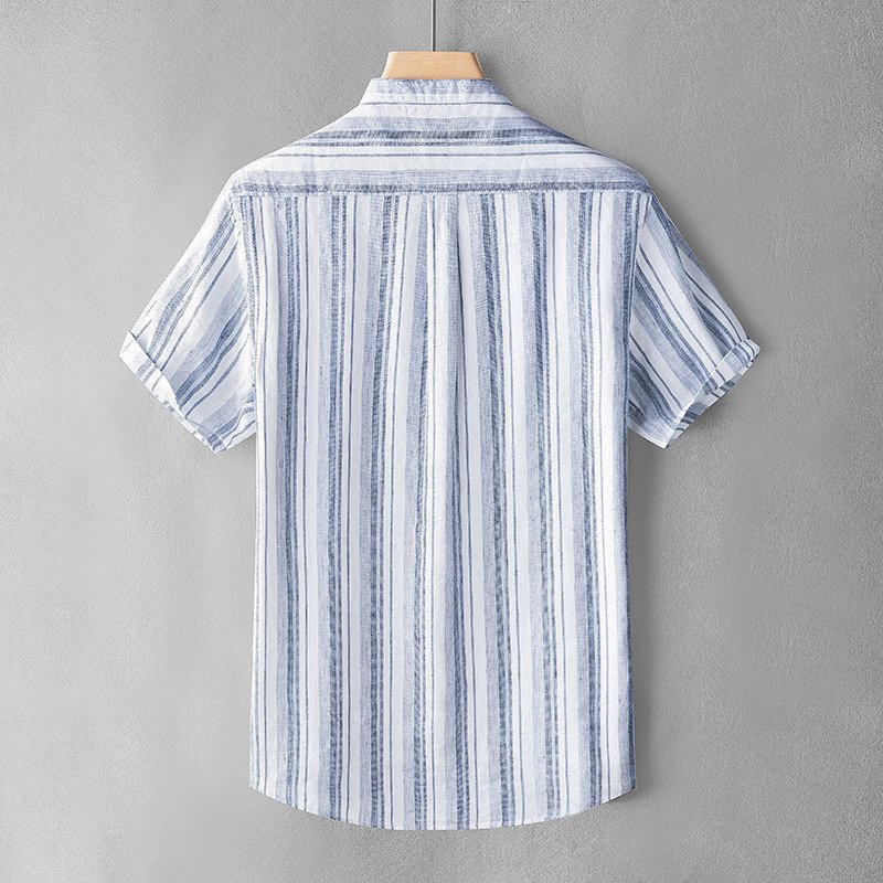 Linen Japanese-style Retro Shirt - Image 6