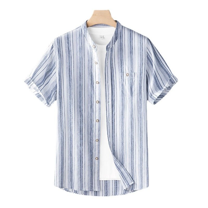 Linen Japanese-style Retro Shirt - Image 2