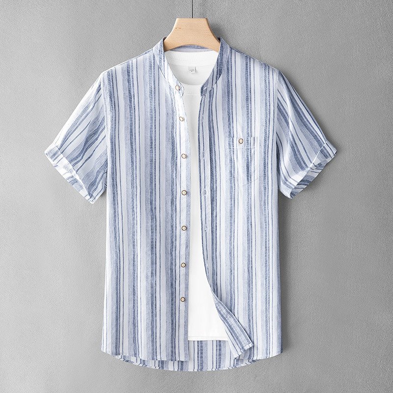 Linen Japanese-style Retro Shirt - Image 3