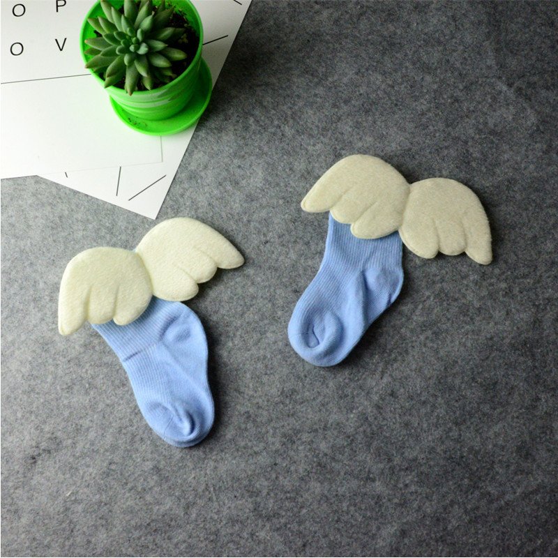 Children's Boneless Socks Angel Children's Socks Thin Solid Color Cotton Socks - Image 6