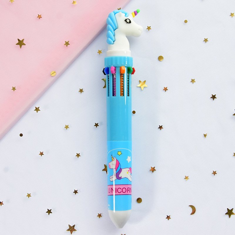 Girly Heart Cartoon Multicolor Press Ballpoint Pen - Image 4