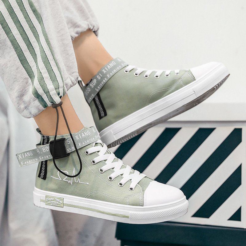 High-Top Canvas Shoes Casual All-Match Men'S Cloth Shoes - Image 5