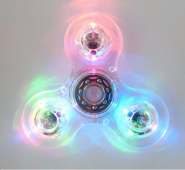 Fingertip Spinner High Speed Adult Finger Decompression Luminous Luminous Toy With Light