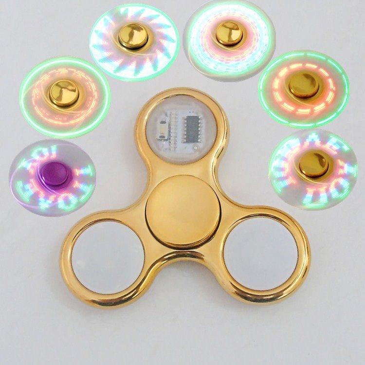 Fingertip Spinner High Speed Adult Finger Decompression Luminous Luminous Toy With Light - Image 4