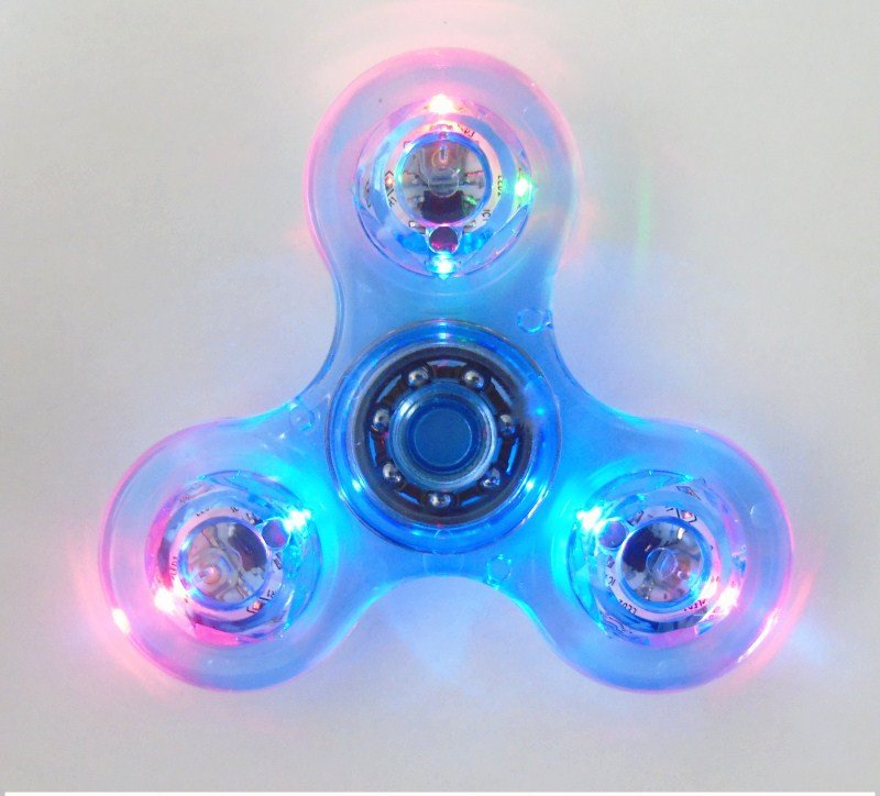 Fingertip Spinner High Speed Adult Finger Decompression Luminous Luminous Toy With Light - Image 5