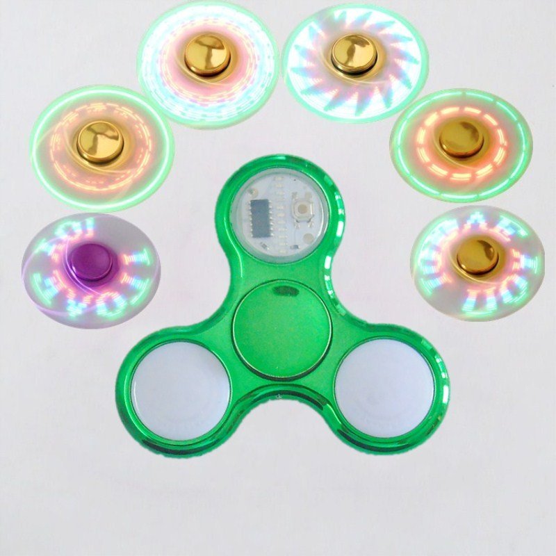 Fingertip Spinner High Speed Adult Finger Decompression Luminous Luminous Toy With Light - Image 6