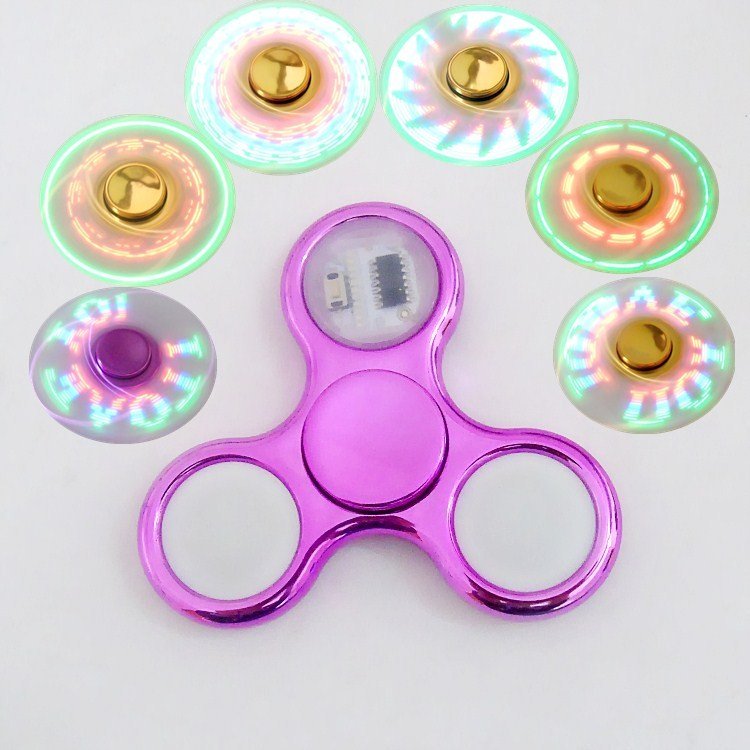 Fingertip Spinner High Speed Adult Finger Decompression Luminous Luminous Toy With Light - Image 7