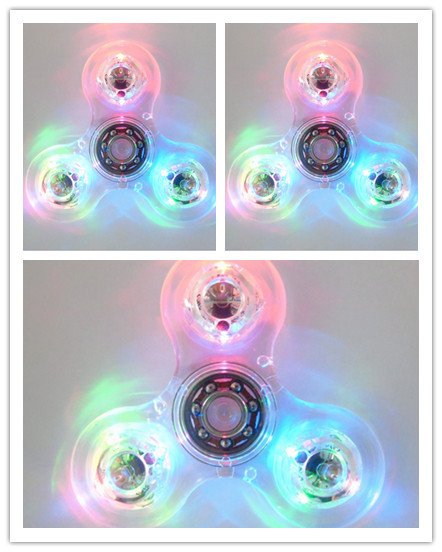 Fingertip Spinner High Speed Adult Finger Decompression Luminous Luminous Toy With Light - Image 9