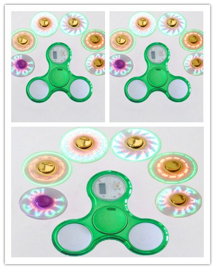 Fingertip Spinner High Speed Adult Finger Decompression Luminous Luminous Toy With Light - Image 8