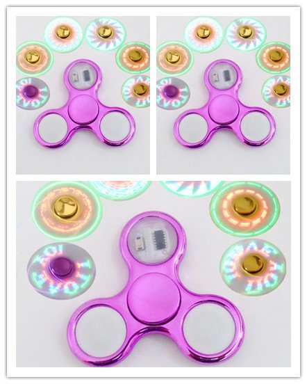 Fingertip Spinner High Speed Adult Finger Decompression Luminous Luminous Toy With Light - Image 10