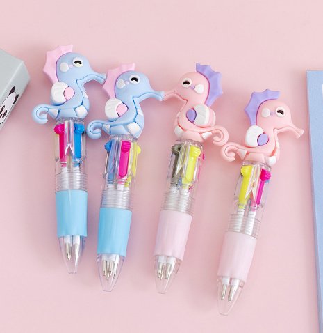 Cute Cartoon Cute Object Four-color Press Color Ballpoint Pen - Image 5