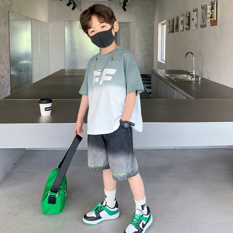 Children's Clothing Men's Short-sleeved Suits Are Fashionable And Cool - Image 3