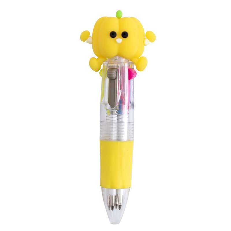 Cute Cartoon Cute Object Four-color Press Color Ballpoint Pen - Image 3
