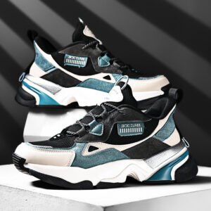 Men's thick-soled mesh casual shoes