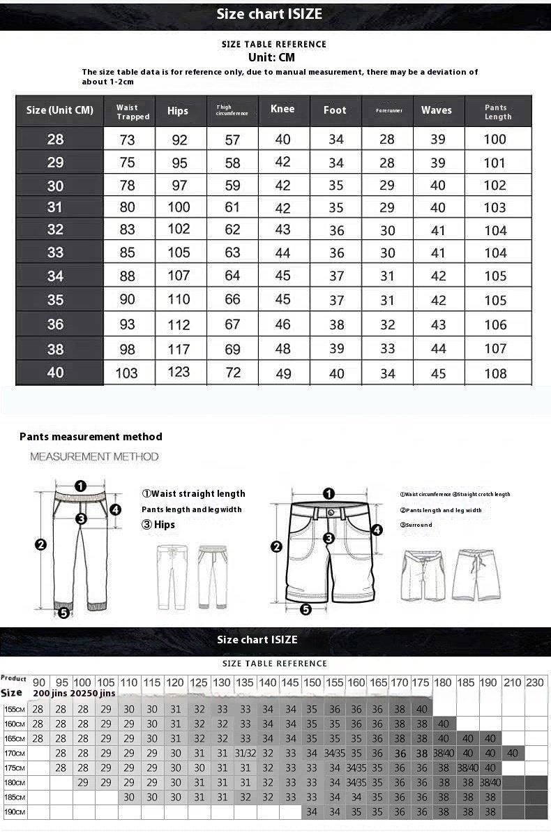 Autumn Thick Jeans Men's Loose Straight - Image 8