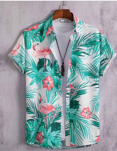 Men's Fashion Casual Short Sleeve - Image 4