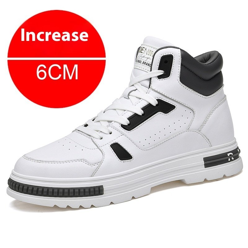 Martin Boots Men's Casual Sneakers Elevator Winter Shoes Sneaker Height Increasing Insole - Image 8