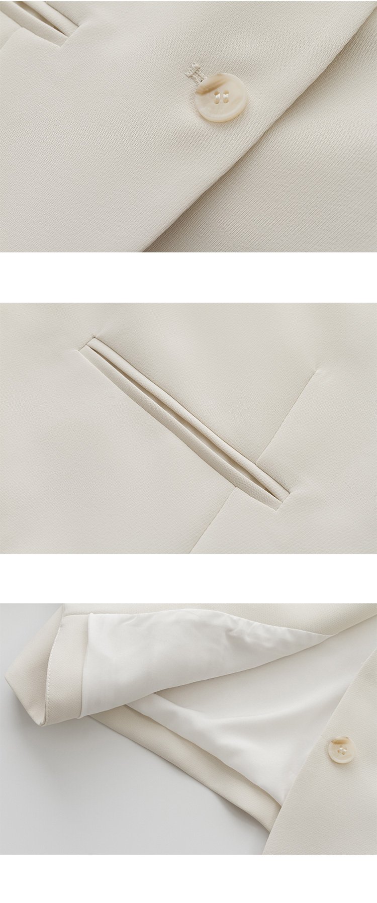 Short Suit Jacket Women's Small College Style Casual Small Suit Top - Image 7