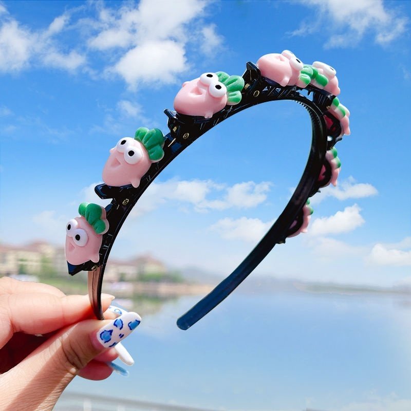 Girls' Clip Hair Accessories Crushed Hair Headband - Image 10