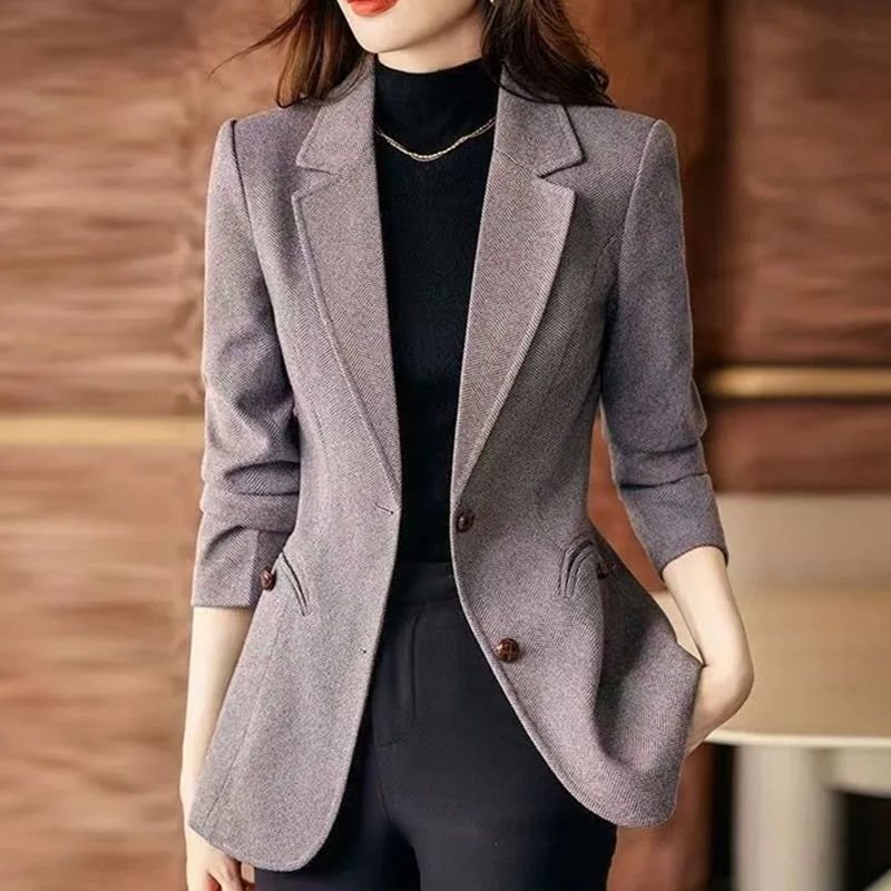 Fashion Personality Woolen Blazer Women - Image 4