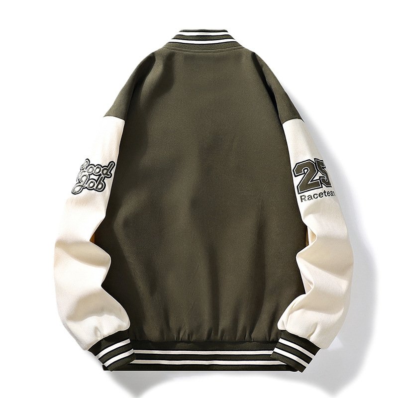 Men's All-match Fashion Loose Couple Baseball Uniform Coat - Image 3