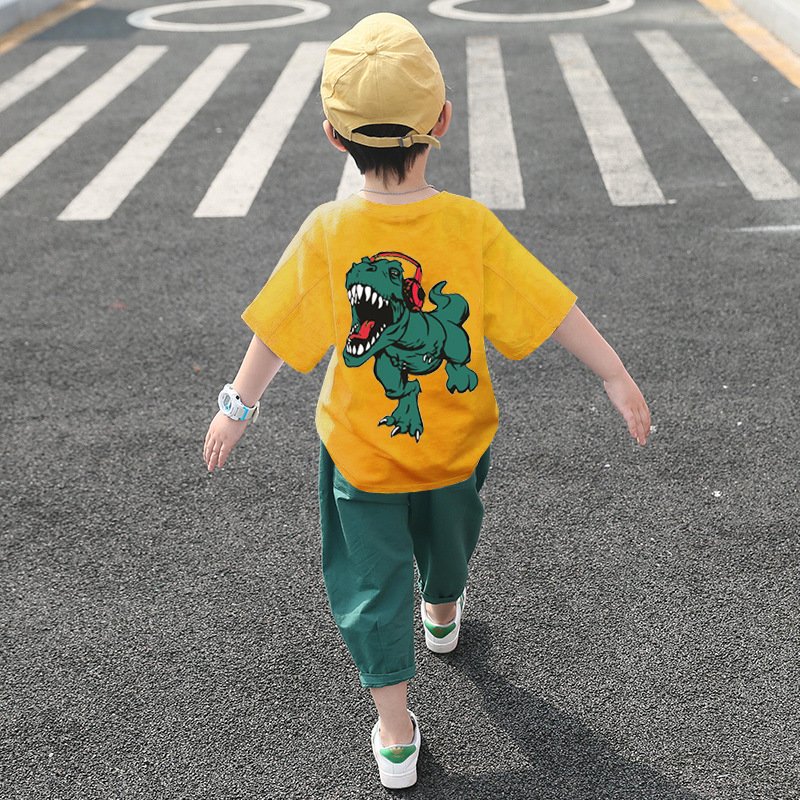 Children's Clothing Boys Summer Suits Western-style Clothes Boys Summer Handsome Short Sleeves - Image 4