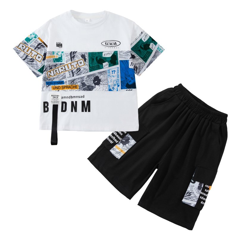 Boy's Cool And Handsome Short Sleeve Suit - Image 4