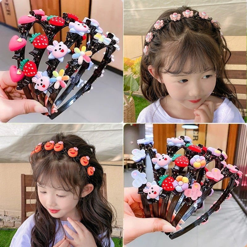 Girls' Clip Hair Accessories Crushed Hair Headband - Image 2