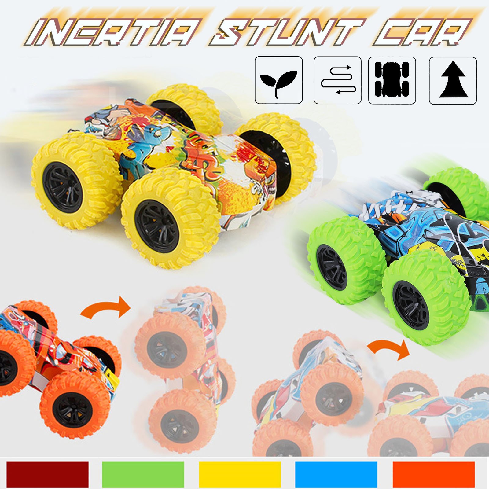 Climbing Double-sided Inertial Toy Car