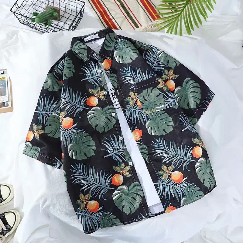 New Printed Shirt Short Sleeve Men - Image 10
