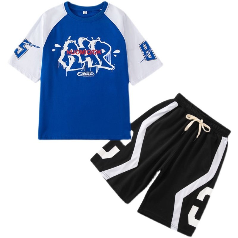 Zhongda Children's Wear Sports Handsome Fashion Thin Short Sleeves - Image 4