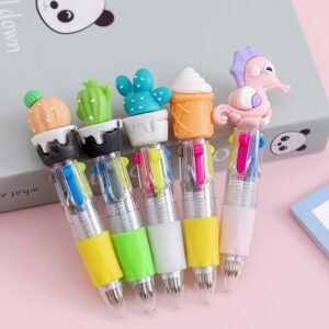 Cute Cartoon Cute Object Four-color Press Color Ballpoint Pen