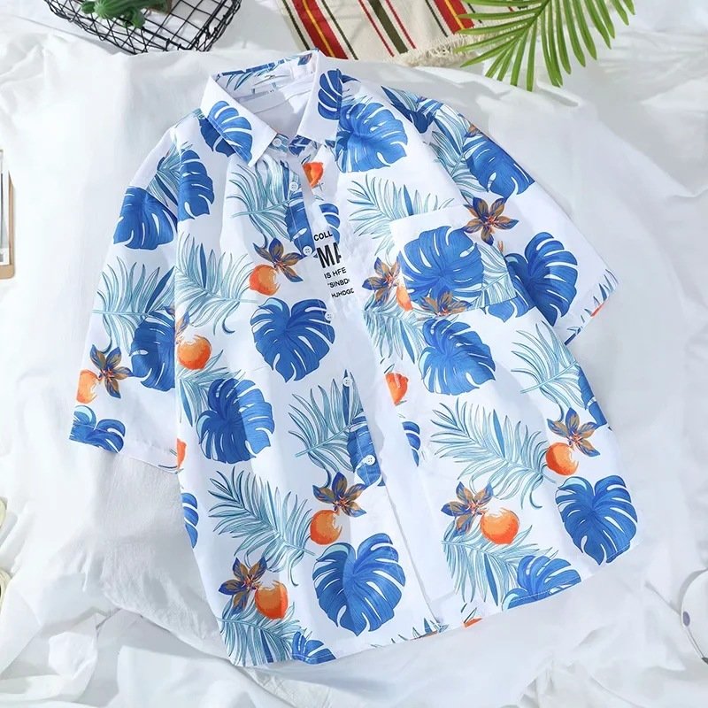 New Printed Shirt Short Sleeve Men - Image 4