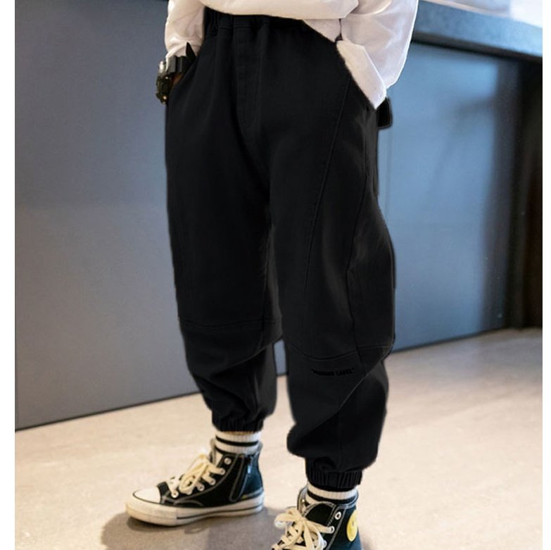 Boys' Middle And Older Children's Footwear Overalls Trousers - Image 4