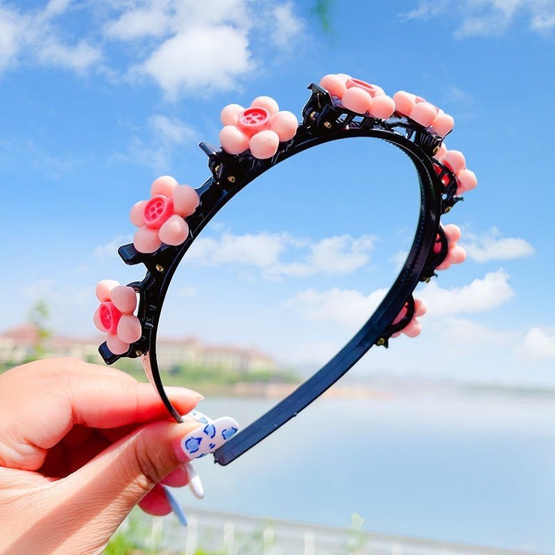 Girls' Clip Hair Accessories Crushed Hair Headband - Image 9