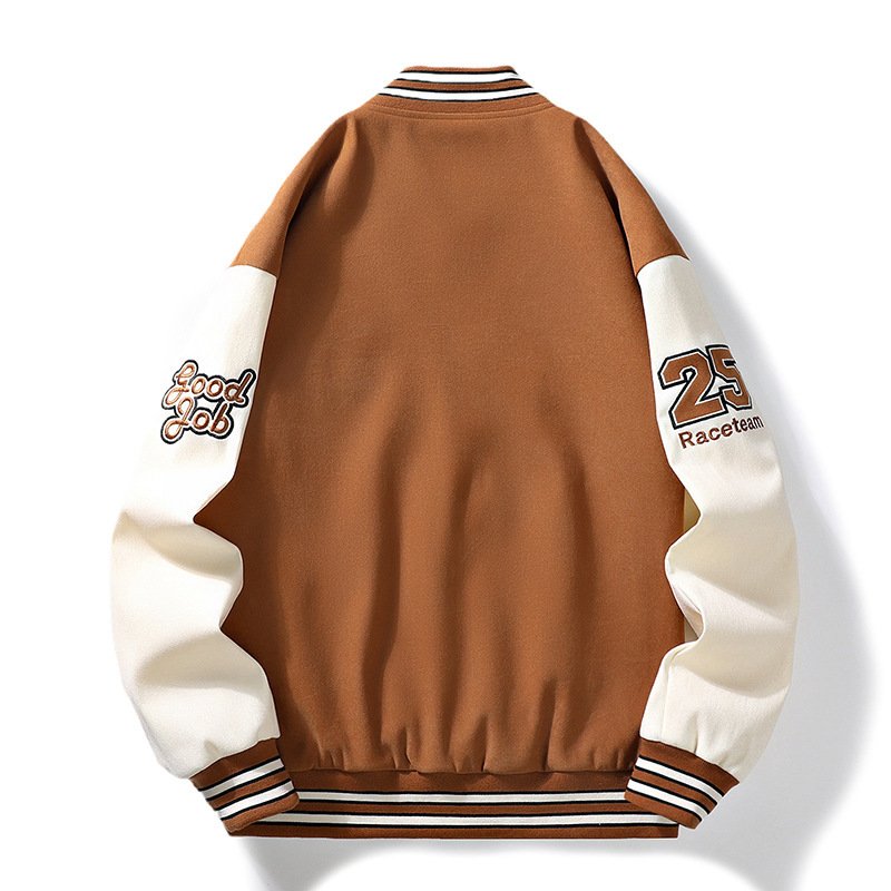 Men's All-match Fashion Loose Couple Baseball Uniform Coat - Image 5